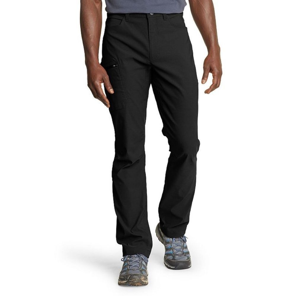 Eddie Bauer Rainier Tech Pants Men's 30x32 in Black NWT - Picture 1 of 7